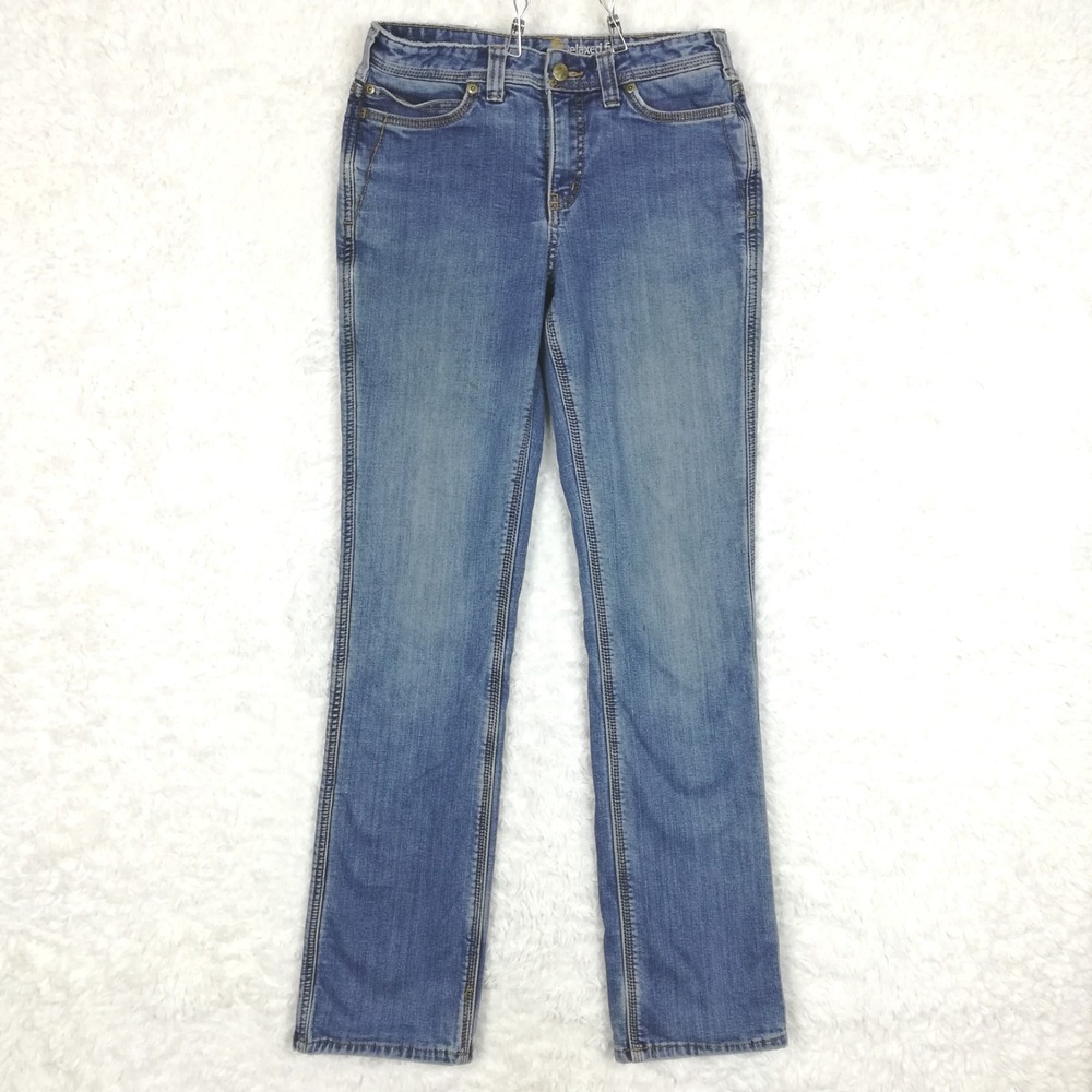 Carhartt Womens Jeans Thermal Straight Leg Blue Denim Lined Relaxed  Tall 4T
